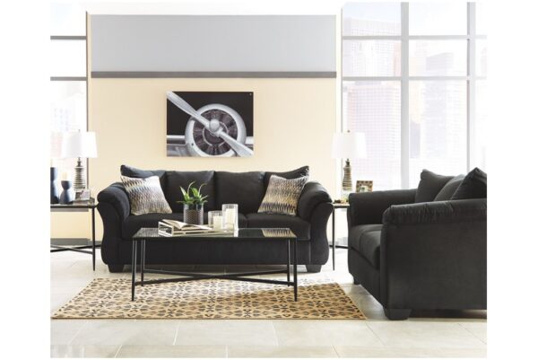 Darcy Black Sofa - Image 8