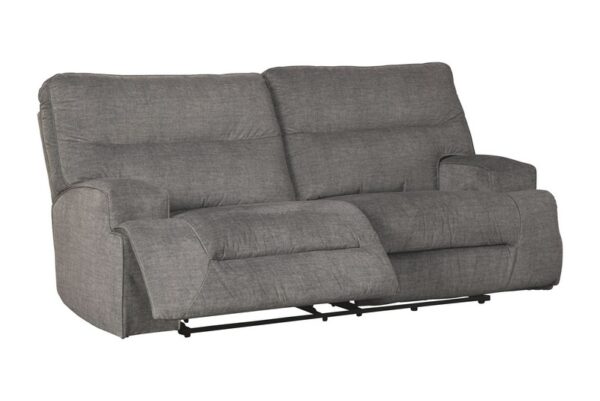 Coombs Charcoal 2 Seat Reclining Sofa - Image 4