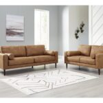 Telora Caramel 2 Pc. Sofa, Loveseat