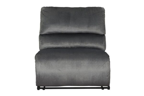 Clonmel Charcoal Armless Chair - Image 3