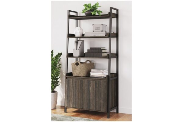 Zendex Dark Brown Bookcase - Image 2