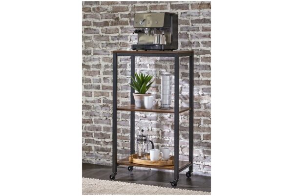 Bevinfield Brown / Black Bar Cart - Image 2