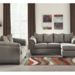 Darcy Cobblestone 2 Pc. Sofa Chaise, Loveseat