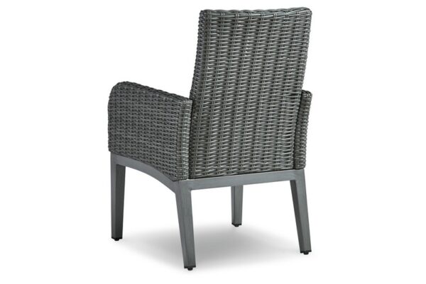 Elite Park Gray Arm Chair With Cushion (Set of 2) - Image 6