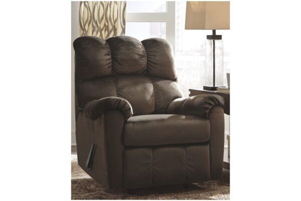 Foxfield Chocolate Rocker Recliner - Image 2