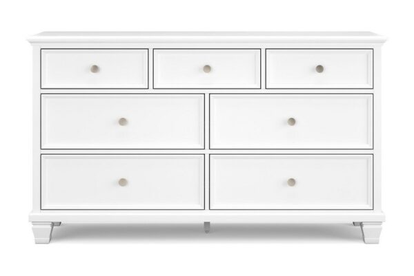 Fortman White Dresser - Image 5