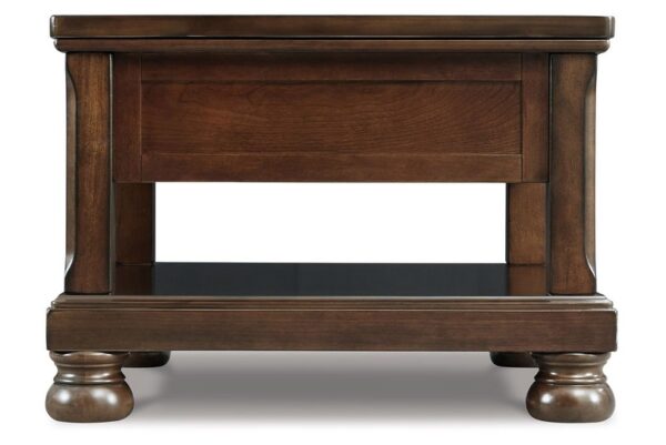 Porter Rustic Brown Lift Top Cocktail Table - Image 5