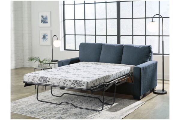 Rannis Navy Full Sofa Sleeper - Image 9