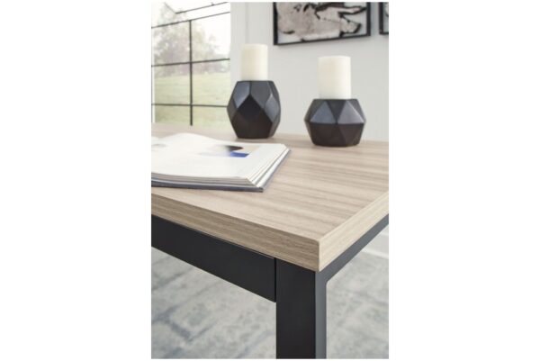 Waylowe Natural / Black Home Office Desk - Image 5