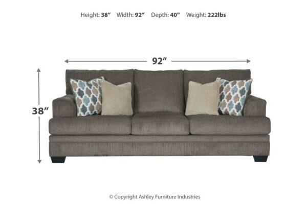 Dorsten Slate Queen Sofa Sleeper - Image 4