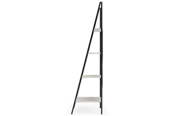 Bayflynn White / Black Bookcase 4 Open Shelves - Image 6