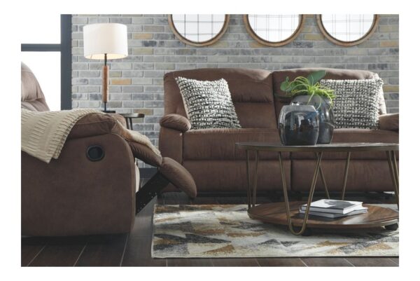 Bolzano Coffee 3 Pc. Reclining Sofa, Loveseat, Rocker Recliner - Image 4