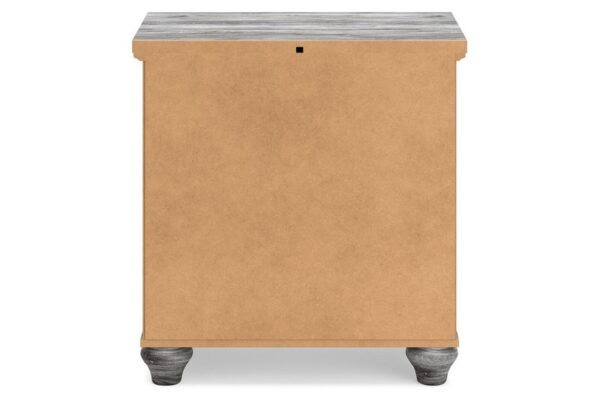 Thyven Gray Two Drawer Night Stand - Image 7