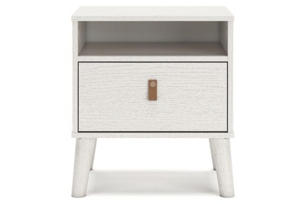 Aprilyn White One Drawer Night Stand - Image 3