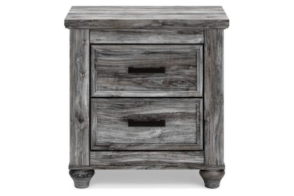 Thyven Gray Two Drawer Night Stand - Image 4