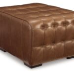 Temmpton Chocolate Oversized Accent Ottoman