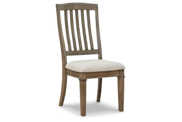 Markenburg Beige / Brown Dining Slat Back Side Chair (Set of 2) - Image 3