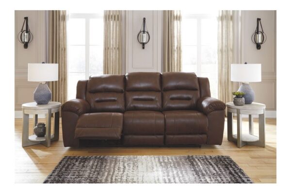 Stoneland Chocolate 2 Pc. Reclining Sofa, Loveseat - Image 2