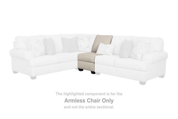 Amici Linen Armless Chair - Image 2