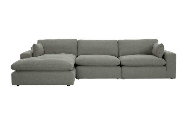 Elyza Smoke Left Arm Facing Corner Chaise 3 Pc Sectional - Image 3