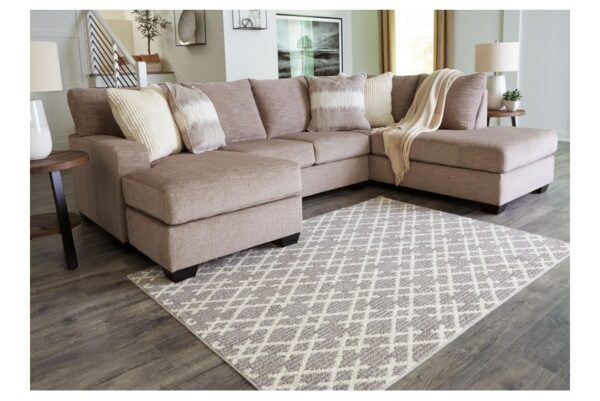 Wadehall Gray Ivory Large Rug - Image 2