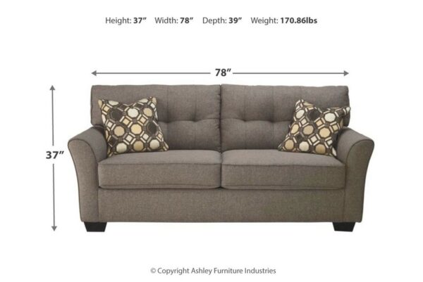 Tibbee Slate Full Sofa Sleeper - Image 4