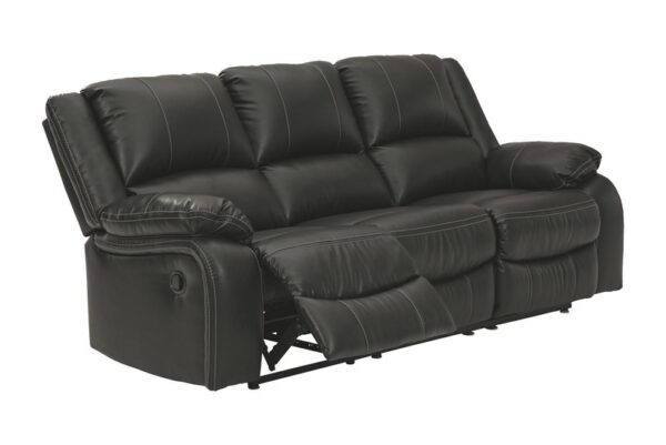 Calderwell Black Reclining Sofa - Image 3