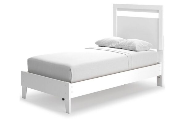 Flannia White Twin Panel Bed - Image 3