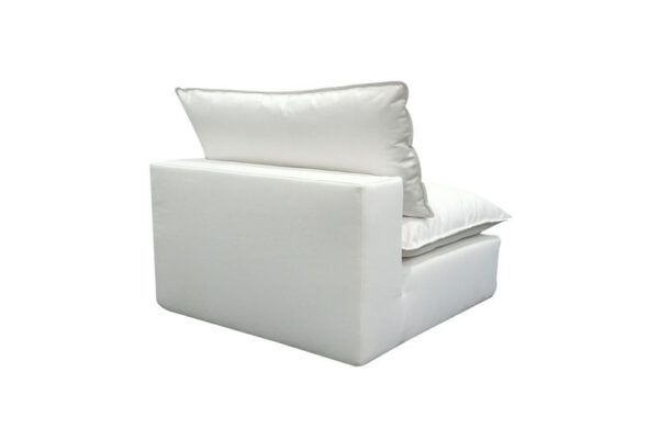 Cali Armless Chair Pearl - Image 5