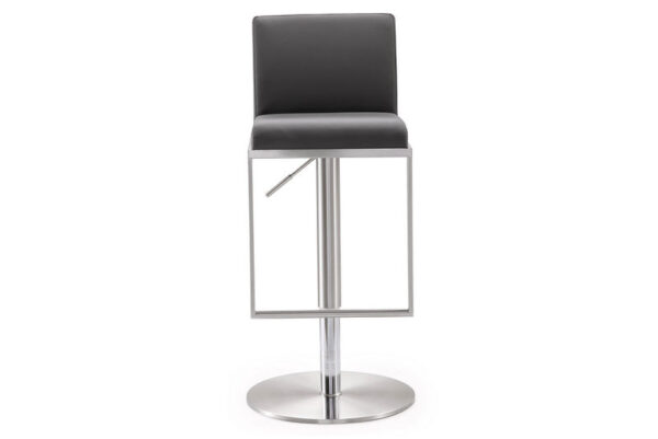 Amalfi Stainless Steel Adjustable Barstool Gray - Image 3