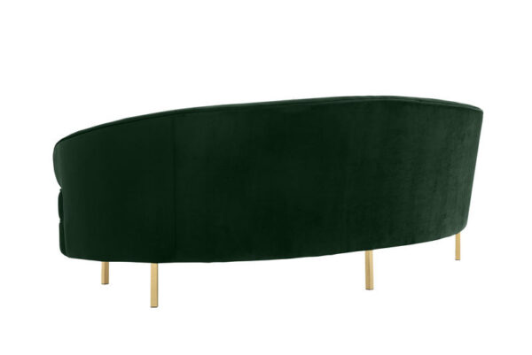 Baila Velvet Sofa Forest Green - Image 5