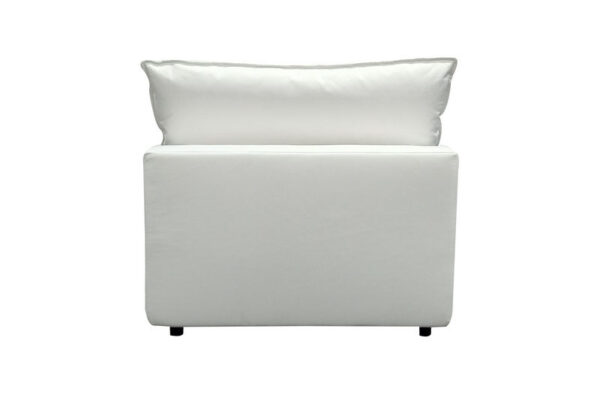 Cali Armless Chair Pearl - Image 4