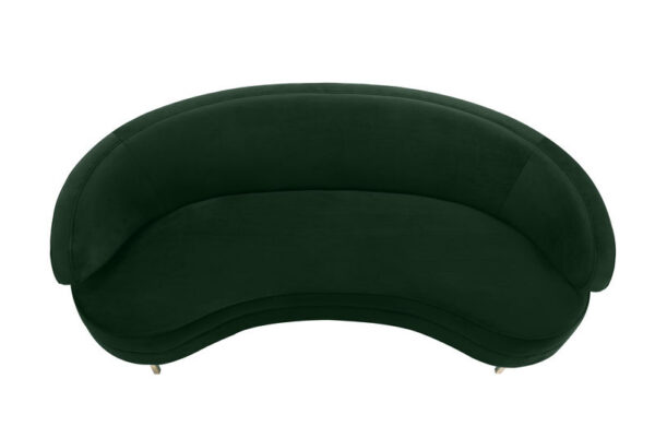 Baila Velvet Sofa Forest Green - Image 4