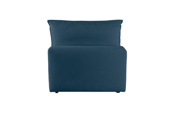 Cali Armless Chair Navy - Image 5