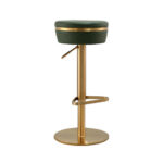 Astro Adjustable Stool Malachite Green And Gold