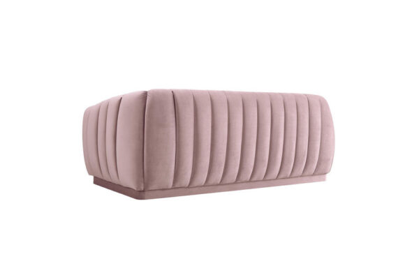 Arno Velvet Sofa Mauve - Image 4