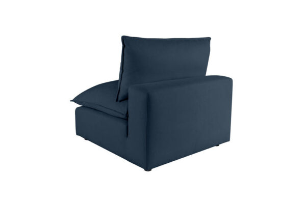 Cali Armless Chair Navy - Image 3