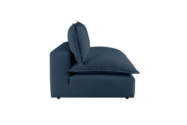 Cali Armless Chair Navy - Image 4