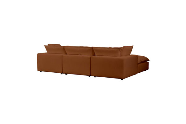 Cali Modular 4 Piece Sectional Rust - Image 4