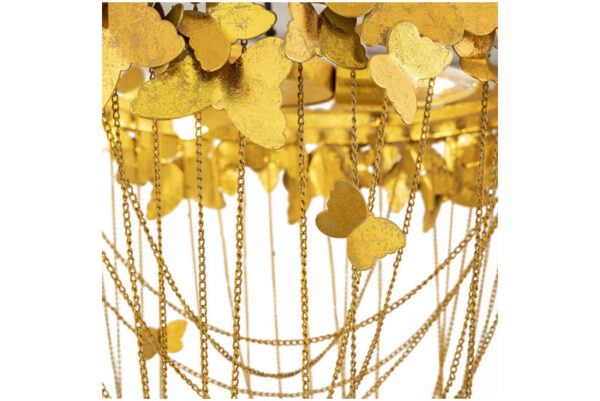 Butterfly Chandelier Gold - Image 3