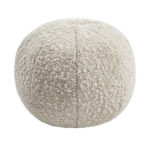 Boba 9″ Beige Boucle Pillow White