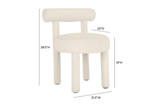 Carmel Dining Chair Beige - Image 5