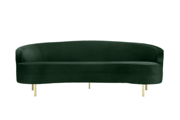 Baila Velvet Sofa Forest Green - Image 3