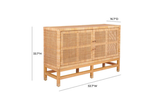 Amara Woven Rattan Buffet Natural - Image 6