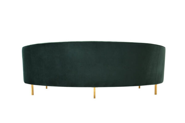 Baila Velvet Sofa Forest Green - Image 6