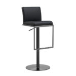 Amalfi Black Steel Barstool Black