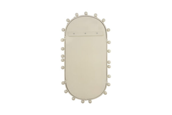 Bubbles Oval Wall Mirror Ivory - Image 4