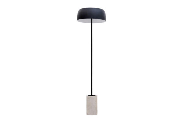 Arena Marble Base Floor Lamp Black - Image 4