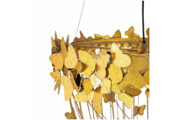 Butterfly Chandelier Gold - Image 4