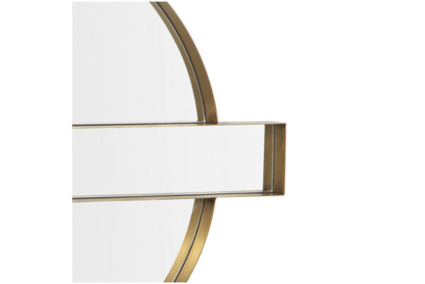 Carri Round Wall Mirror Gold - Image 4